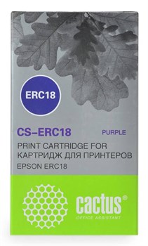 Матричный картридж Cactus CS-ERC18 фиолетовый для Epson ERC 18, ER4615-R - фото 6906