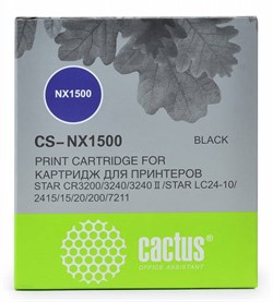 Матричный картридж Cactus CS-NX1500 черный для Star NX-1500, 24xx, LC-8211 - фото 6912
