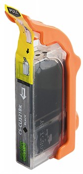 Струйный картридж Cactus CS-CLI521BK (CLI-521Bk) фото черный для Canon Pixma iP3600, iP4600, iP4600x, iP4700, MP540, MP540x, MP550, MP560, MP620, MP620b, MP630, MP640, MP660, MP980, MP990, MX860, MX870 (8,4 мл) - фото 7123