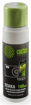 Чистящий набор (салфетки + пена) Cactus CS-S3006 для экранов и оптики 1 шт (18 x 18 см; 180 мл) - фото 9884