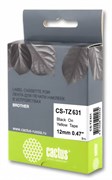 Лента Cactus CS-TZ631 (TZE-631) черный для Brother 1010, 1260VP, 1830VP, 9700PC (12 мм X 8 м) Лента Cactus CS-TZ631 (TZE-631) черный для Brother 1010, 1260VP, 1830VP, 9700PC (12 мм X 8 м)