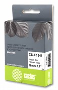 Лента Cactus CS-TZ641 (TZE-641) черный для Brother 1005, 1280, 1280VP, 2700VP (18 мм x 8 м) Лента Cactus CS-TZ641 (TZE-641) черный для Brother 1005, 1280, 1280VP, 2700VP (18 мм x 8 м)