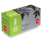 Лазерный картридж Cactus CS-E16 (E-16) черный для Canon FC 21, 100, 200, 300, 530, 740, 770, PC 140, 160, 300, 400, 530, 680, 710, 750, 780, 790, 850, 870, 880, 920, 950, Olivetti Copia 8004, 8006, 9004, 9404 (2'000 стр.) Лазерный картридж Cactus CS-E16 (E-16) черный для Canon FC 21, 100, 200, 300, 530, 740, 770, PC 140, 160, 300, 400, 530, 680, 710, 750, 780, 790, 850, 870, 880, 920, 950, Olivetti Copia 8004, 8006, 9004, 9404 (2'000 стр.)