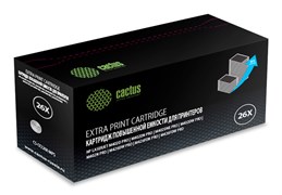 Лазерный картридж Cactus CS-CF226X-MPS (HP 26X) черный увеличенной емкости для HP LaserJet M402d, M402n, M426dw, M426fdn (12'000 стр.)