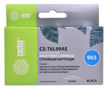 Cтруйный картридж Cactus CS-T6L99AE (HP 903) черный для HP OfficeJet 6950 (P4C78A), 6960 Pro (J7K33A), 6970 Pro (J7K34A) (18 мл) Cтруйный картридж Cactus CS-T6L99AE (HP 903) черный для HP OfficeJet 6950 (P4C78A), 6960 Pro (J7K33A), 6970 Pro (J7K34A) (18 мл)