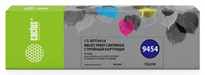 Струйный картридж Cactus CS-EPT9454 (T9454) желтый для Epson WorkForce WF C5290dw, WF C5790dw (66 мл)