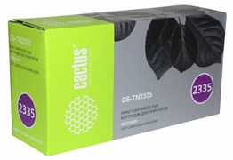 Лазерный картридж Cactus CS-TN2335 (TN-2335) черный для принтеров Brother DCP L2500, L2520, L2540, L2560; HL L2300, L2340, L2360, L2365; MFC L2700, L2720, L2740 (1'200 стр.) Лазерный картридж Cactus CS-TN2335 (TN-2335) черный для принтеров Brother DCP L2500, L2520, L2540, L2560; HL L2300, L2340, L2360, L2365; MFC L2700, L2720, L2740 (1'200 стр.)