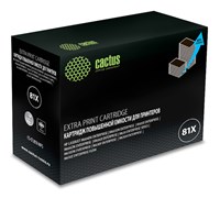 Лазерный картридж Cactus CS-CF281X-MPS (HP 81X) черный увеличенной емкости для HP LaserJet M605dn, M605n, M605x, M606dn, M606x, M630 series, M630dn, M630f, M630h, M630z (30'000 стр.) Лазерный картридж Cactus CS-CF281X-MPS (HP 81X) черный увеличенной емкости для HP LaserJet M605dn, M605n, M605x, M606dn, M606x, M630 series, M630dn, M630f, M630h, M630z (30'000 стр.)