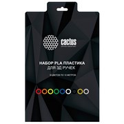 Пластик для ручки 3D Cactus CS-3D-PLA-9X10M PLA Pro d1.75мм L10м 9цв. Пластик для ручки 3D Cactus CS-3D-PLA-9X10M PLA Pro d1.75мм L10м 9цв.