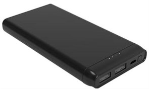 Мобильный аккумулятор Cactus CS-PBFSFT-10000 Li-Pol 10&#39;000mAh 1A+2.4A графит 2xUSB
