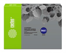 Струйный картридж Cactus CS-EPT9661 (C13T966140) черный для Epson WorkForce Pro WF-M5299DW, M5799DWF (795 мл.) Струйный картридж Cactus CS-EPT9661 (C13T966140) черный для Epson WorkForce Pro WF-M5299DW, M5799DWF (795 мл.)