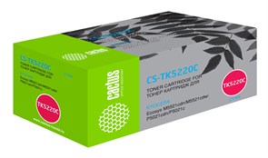 Лазерный картридж Cactus CS-TK5220C (TK-5220C) голубой для Kyocera Ecosys M5521cdn, M5521cdw, P5021cdn, P5021cdw (1'200 стр.) Лазерный картридж Cactus CS-TK5220C (TK-5220C) голубой для Kyocera Ecosys M5521cdn, M5521cdw, P5021cdn, P5021cdw (1'200 стр.)