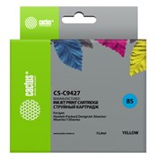 Струйный картридж Cactus CS-C9427 (HP 85) желтый для HP DesignJet 30, 30gp, 30n, 90, 90gp, 90r, 130, 130de, 130gp, 130nr, 130r (72 мл)