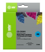 Струйный картридж Cactus CS-C9391 (HP 88XL) голубой увеличенной емкости для HP OfficeJet K5300 Pro, K5400 Pro, K550 Pro, K8600 Pro, L7400 Pro, L7480 Pro, L7500 Pro, L7580 Pro, L7590 Pro, L7680 Pro, L7780 Pro (29 мл)