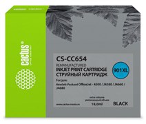 Струйный картридж Cactus CS-CC654 (HP 901XL) черный увеличенной емкости для HP OfficeJet 4500 series, 4500 G540a, 4500 G540g, 4500 G540n, J4524, J4535, J4580, J4624, J4660, J4680 (18 мл) Струйный картридж Cactus CS-CC654 (HP 901XL) черный увеличенной емкости для HP OfficeJet 4500 series, 4500 G540a, 4500 G540g, 4500 G540n, J4524, J4535, J4580, J4624, J4660, J4680 (18 мл)