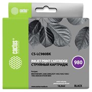 Струйный картридж Cactus CS-LC980BK (LC980BK) черный для принтеров Brother DCP-145c, 163c, 165c, 167c, 195c, 197c, 365cn, 375cw, 377cw, MFC-250c, 255cw, 257cw, 290c, 295cn, 297c (16 мл) Струйный картридж Cactus CS-LC980BK (LC980BK) черный для принтеров Brother DCP-145c, 163c, 165c, 167c, 195c, 197c, 365cn, 375cw, 377cw, MFC-250c, 255cw, 257cw, 290c, 295cn, 297c (16 мл)