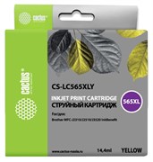 Струйный картридж Cactus CS-LC565XLY (LC565XL-Y) желтый увеличенной емкости для Brother MFC J2310, MFC J2510, MFC J3520, MFC J3720 (14,4 мл) Струйный картридж Cactus CS-LC565XLY (LC565XL-Y) желтый увеличенной емкости для Brother MFC J2310, MFC J2510, MFC J3520, MFC J3720 (14,4 мл)