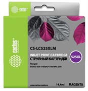 Струйный картридж Cactus CS-LC525XLM (LC525XL-M) пурпурный увеличенной емкости для принтеров Brother DCP J100, DCP J105, MFC J200 (14,4 мл) Струйный картридж Cactus CS-LC525XLM (LC525XL-M) пурпурный увеличенной емкости для принтеров Brother DCP J100, DCP J105, MFC J200 (14,4 мл)