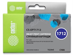 Струйный картридж Cactus CS-EPT1712 (17XL) голубой для принтеров Epson Expression Home XP-33, XP-103, XP-203, XP-207, XP-303, XP-306, XP-313, XP-323, XP-403, XP-406, XP-413, XP-423 (10 мл) Струйный картридж Cactus CS-EPT1712 (17XL) голубой для принтеров Epson Expression Home XP-33, XP-103, XP-203, XP-207, XP-303, XP-306, XP-313, XP-323, XP-403, XP-406, XP-413, XP-423 (10 мл)
