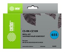 Заправочный набор Cactus CS-RK-CZ109 черный для HP DeskJet IA 3525, 5525, 4515, 4525 (2*30 мл.)