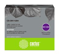 Картридж ленточный Cactus CS-DK11204 черный для Brother P-touch QL-500, QL-550, QL-700, QL-800