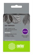 Картридж ленточный Cactus CS-TZEFX231 черный для Brother 1010, 1280, 1280VP, 2700VP Картридж ленточный Cactus CS-TZEFX231 черный для Brother 1010, 1280, 1280VP, 2700VP