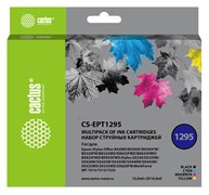 Комплект струйных картриджей Cactus CS-EPT1295 набор для Epson B42, BX305, BX305F, BX320, BX525, BX625 (15 мл+3x10 мл)