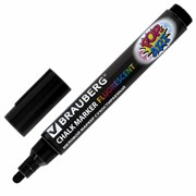 Маркер меловой BRAUBERG "Pop-Art" черный, 5 мм, стираемый, для гладких поверхностей Маркер меловой BRAUBERG "Pop-Art" черный, 5 мм, стираемый, для гладких поверхностей