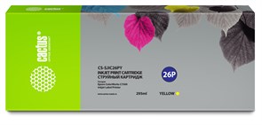 Струйный картридж Cactus CS-SJIC26PY (SJIC26P(Y)) желтый для Epson ColorWorks TM-C7500 (295 мл)