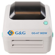 Термопринтер G&G GG-AT-90DW-U (для печ.накл.) стационарный белый