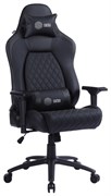 Кресло игровое Cactus CS-CHR-130 цвет: черный, обивка: эко.кожа, крестовина: металл, пластик черный Кресло игровое Cactus CS-CHR-130 цвет: черный, обивка: эко.кожа, крестовина: металл, пластик черный