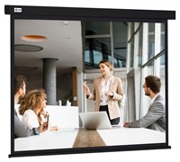 Экран Cactus Wallscreen CS-PSW-168X299-BK 16:9 настенно-потолочный белый, корпус черный (168x299 см.)