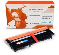 Лазерный картридж Print-Rite PR-W2071A (W2071A / TFHA9OCPU1J) голубой для HP Color Laser 150a, 150nw, 178nw MFP, 179fnw MFP (700 стр.)