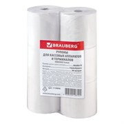 Чековая лента Brauberg термобумага 80 мм (диаметр 80 мм, длина 80 м, втулка 18 мм) комплект 6 шт. Чековая лента Brauberg термобумага 80 мм (диаметр 80 мм, длина 80 м, втулка 18 мм) комплект 6 шт.