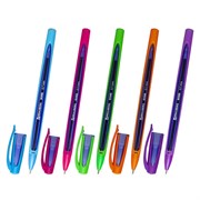 Ручка шариковая масляная Brauberg "Bomb gt Color", синяя, прорезиненный корпус ассорти, узел 0,7 мм, линия письма 0,35 мм Ручка шариковая масляная Brauberg "Bomb gt Color", синяя, прорезиненный корпус ассорти, узел 0,7 мм, линия письма 0,35 мм