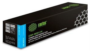 Лазерный картридж Cactus CSP-W2211X (HP 207X) голубой для HP M255, MFP M282, M283 (2'450 стр.) Лазерный картридж Cactus CSP-W2211X (HP 207X) голубой для HP M255, MFP M282, M283 (2'450 стр.)
