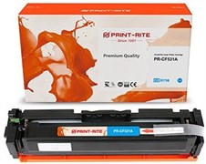 Лазерный картридж Print-Rite PR-CF531A (CF531A / TFH931CPU1J) голубой для HP LJ M180n, M181fw (900 стр.)