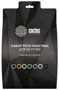 Пластик для ручки 3D Cactus CS-3D-PETG-7X10M PETG d1.75мм L10м 7цв.