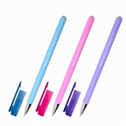 Ручка шариковая масляная Brauberg "Fuity Pastel", синяя, soft-touch, узел 0,7 мм, линия письма 0,35 мм Ручка шариковая масляная Brauberg "Fuity Pastel", синяя, soft-touch, узел 0,7 мм, линия письма 0,35 мм