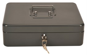 Ящик для денег без номинала Cactus CS-CB-004GY 90x300x240 серый сталь 1.967кг Ящик для денег без номинала Cactus CS-CB-004GY 90x300x240 серый сталь 1.967кг