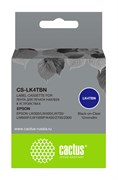 Картридж ленточный Cactus CS-LK4TBN черный для Epson LW300, LW400, LW700, LW600P, LW1000P, K400, Z700, Z900