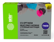 Струйный картридж Cactus CS-EPT46S8 (T46S8) черный для Epson SureColor SC-P700 (30 мл)