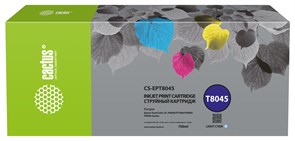 Струйный картридж Cactus CS-EPT8045 (T8045) св.голуб.пигм. для Epson SureColor SC-P6000, 7000, 8000, 9000 (700 мл)