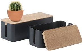 Органайзер Cactus CS-BOX-BL черный/бамбук Органайзер Cactus CS-BOX-BL черный/бамбук