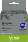 Этикетки Cactus CS-LW-99010 сег.:89x28мм черный белый 130шт/рул Dymo Label Writer 450/4XL