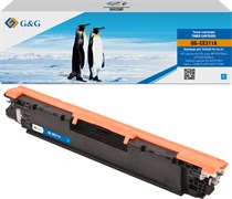 Лазерный картридж G&amp;G GG-CE311A (CE311A) голубой для HP LaserJet Pro MFP M175nw, CP1025, 1025nw, M275 MFP, Canon LBP7010, 7018C (1&#39;000 стр.)