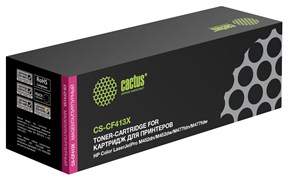 Лазерный картридж Cactus CS-CF413X (HP 410X) пурпурный увеличенной емкости для HP Color LaserJet M377, M377dw (M5H23A), M452 Pro, M452dn Pro (CF389A), M452nw Pro (CF388A), M477, M477fdn, M477fdw, M477fnw (5'000 стр.) Лазерный картридж Cactus CS-CF413X (HP 410X) пурпурный увеличенной емкости для HP Color LaserJet M377, M377dw (M5H23A), M452 Pro, M452dn Pro (CF389A), M452nw Pro (CF388A), M477, M477fdn, M477fdw, M477fnw (5'000 стр.)