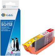 Струйный картридж G&G GG-CLI-471XLM (CLI-471XLM) пурпурный для Canon TS5040, MG5740, MG6840, MG7740 (10.8 мл)