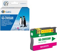 Струйный картридж G&amp;G GG-CN055AN пурпурный (14мл) для HP Officejet 6100, 6600, 6700, 7110, 7510