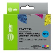 Струйный картридж Cactus CS-CC656 (HP 901) цветной для HP OfficeJet 4500 series, G540a, G540g, G540n, J4524, J4535, J4580, J4624, J4660, J4680 (18 мл) Струйный картридж Cactus CS-CC656 (HP 901) цветной для HP OfficeJet 4500 series, G540a, G540g, G540n, J4524, J4535, J4580, J4624, J4660, J4680 (18 мл)